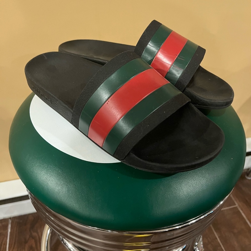 Gucci slide flip flops size 12 - no box - ok condition